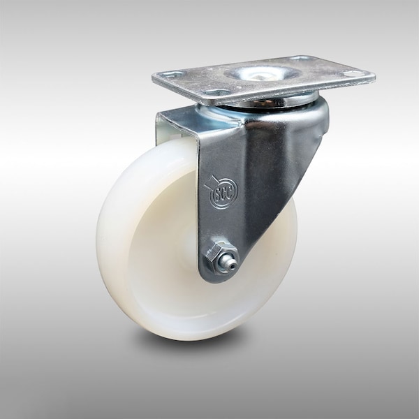 4 Inch SS Nylon Wheel Swivel Top Plate Caster
